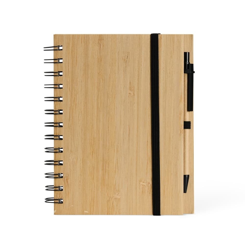 BLOCO DE ANOTAÇÕES BAMBU COM CANETA - Code.: 18748