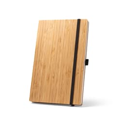BUARQUE A5. Caderno A5 de capa e contracapa em placa de bambu e lombada em PET 100% reciclado, com páginas pautadas recicladas Code.: 93582 - foto 1