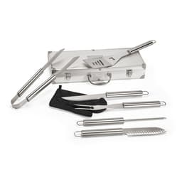 MACE. Kit churrasco em estojo de alumínio com luva de cozinha em poliéster e 6 utensílios em aço inox Code.: 93845 - foto 1