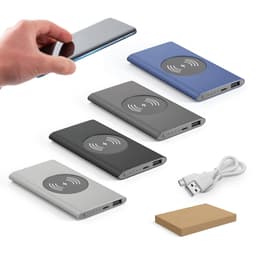 CASSINI 4'0. Bateria portátil com carregador wireless em alumínio 100% reciclado e capacidade de 4'000 mAh Code.: 57078 - foto 2