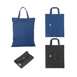 SIENA. Sacola dobrável (140 g/m²) em 50% algodão, 30% algodão reciclado e 20% poliéster reciclado Code.: 92328 - foto 2