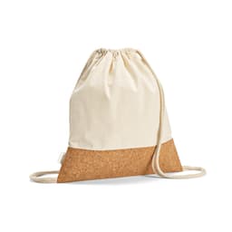 MANAUS BPACK. Sacola tipo mochila em 70% algodão reciclado e 30% poliéster reciclado (180g/m²) com base em cortiça Code.: 92340 - foto 2