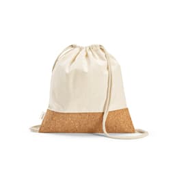 MANAUS BPACK. Sacola tipo mochila em 70% algodão reciclado e 30% poliéster reciclado (180g/m²) com base em cortiça Code.: 92340 - foto 3