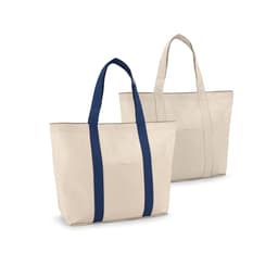 VILLE. Sacola 100% algodão canvas (280 g/m²) com bolso frontal e bolso interior Code.: 92824 - foto 2