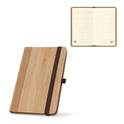 ORWELL POCKET. Caderno de bolso de capa dura em folha de bambu e cortiça com páginas pautadas recicladas Code.: 93657 - foto 2