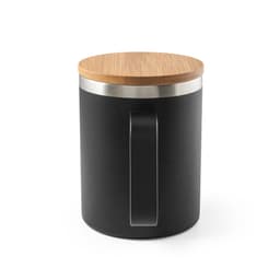LAUDA. Copo de viagem em aço inox 90% reciclado, térmico com parede dupla isolada a vácuo e tampa em bambu 420 mL Code.: 94276 - foto 7