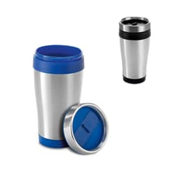 BATUM. Copo de viagem em aço inox e PP, térmico com parede dupla isolada a ar 420 mL Code.: 94625 - foto 2
