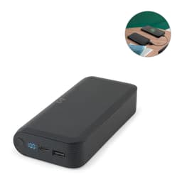 BECKER 20. Bateria portátil em ABS 100% reciclado com carregador por indução (wireless) super-rápido 15W e capacidade de 20'000 mAh Code.: 97144 - foto 2