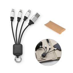 YALOW. Cabo USB de carregamento rápido 3 em 1 com corpo em PET 100% reciclado Code.: 97173 - foto 2