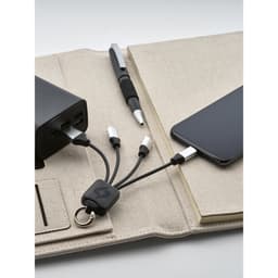 YALOW. Cabo USB de carregamento rápido 3 em 1 com corpo em PET 100% reciclado Code.: 97173 - foto 5