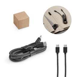 YONATH. Cabo USB-C de carregamento rápido em PET 100% reciclado Code.: 97174 - foto 2