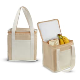 Bolsa Térmica em algodão e Juta sintética (21x19x15cm) - Code.: BT210P - foto 3