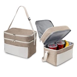 Bolsa Térmica em algodão e Juta sintética (24x30x20cm) - Code.: BT211P - foto 3