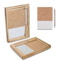 Kit Escritório A5 Capa em Cortiça e Caneta Plástica Reciclada - Code.: CAD300P - foto 3