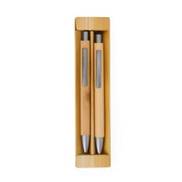 KIT ECOLÓGICO CANETA E LAPISEIRA BAMBU - Code.: 08251 - foto 1