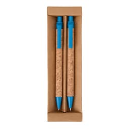 KIT ECOLÓGICO CANETA E LAPISEIRA CORTIÇA - Code.: 06083 - foto 1