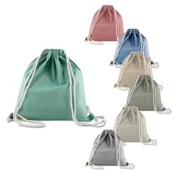 Sacola/Mochila em algodão mescla reciclado 140g/m² - Code.: BP0011 - foto 3