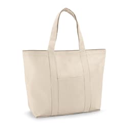VILLE. Sacola 100% algodão canvas (280 g/m²) com bolso frontal, bolso interior e fecho magnético Code.: 92824 - foto 9