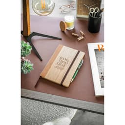 ORWELL. Caderno A5 de capa dura em folha de bambu e cortiça, com páginas pautadas Code.: 93281 - foto 9