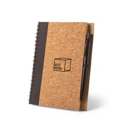 VICENTE. Caderno B6 de capa dura em cortiça e PET 100% reciclado, com páginas lisas recicladas Code.: 93285 - foto 8