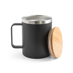 LAUDA. Copo de viagem térmico em aço inox 90% reciclado de parede dupla isolada a vácuo (420 mL) Code.: 94276 - foto 18