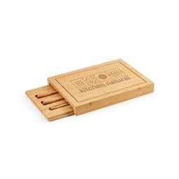 MUGWORT. Conjunto de tábuas em bambu com 3 facas inclusas Code.: 94339 - foto 12
