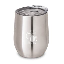 RONDE. Copo de viagem térmico em aço inox de parede dupla isolada a vácuo (400 mL) Code.: 94677 - foto 11