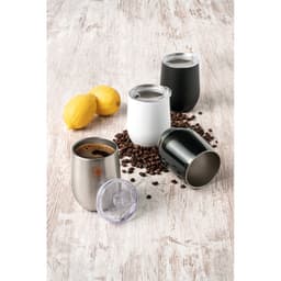 RONDE. Copo de viagem térmico em aço inox de parede dupla isolada a vácuo (400 mL) Code.: 94677 - foto 12