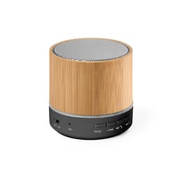 RE-GLASHOW. Caixa de som portátil com microfone e autonomia de 4h30 (400 mAH), em bambu e ABS 100% reciclado Code.: 97441 - foto 2