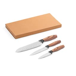 BAHARAT. Conjunto de 3 facas de cozinha com lâmina em aço inox e cabo ergonómico Code.: 94395 - foto 1