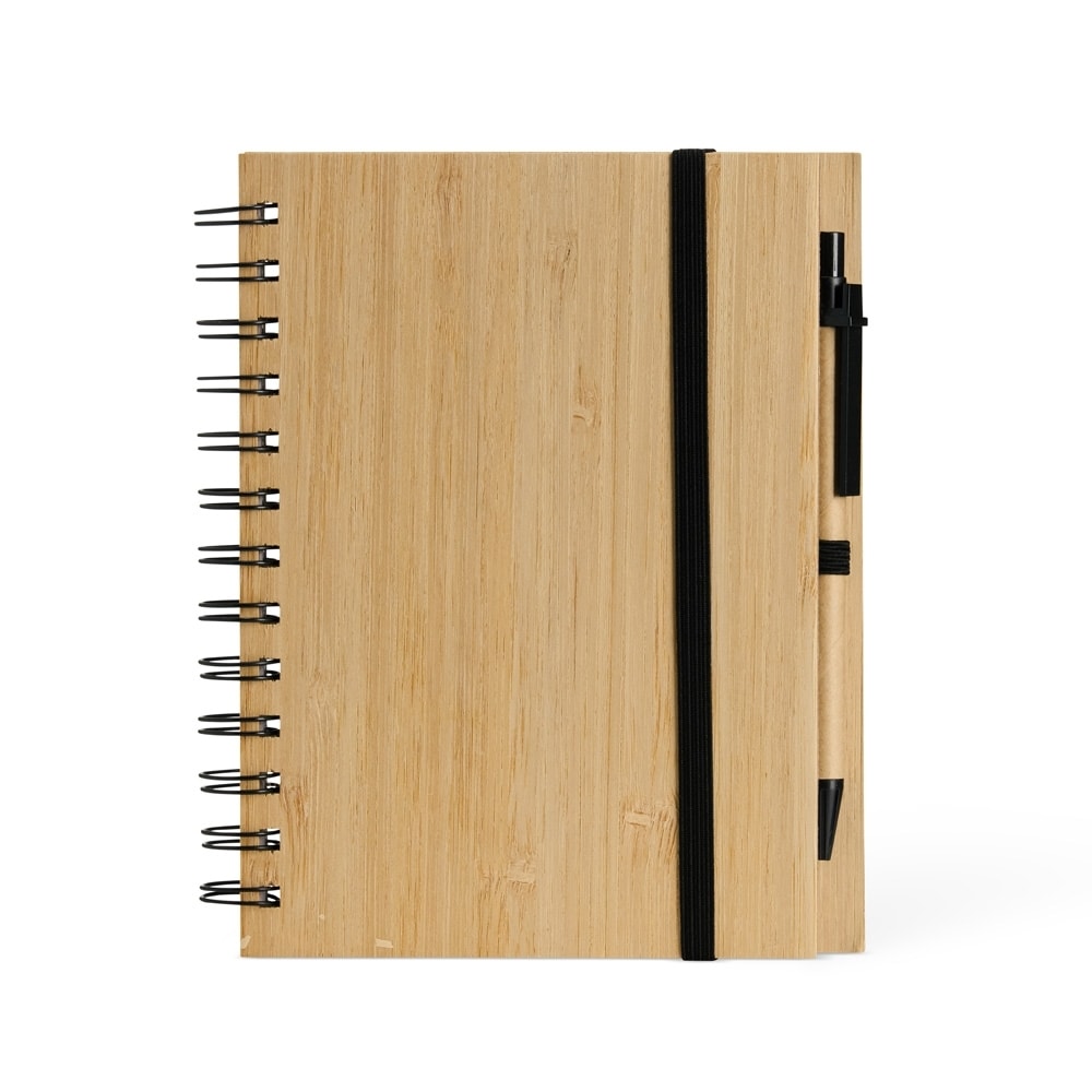 BLOCO DE ANOTAÇÕES BAMBU COM CANETA - Code.: 18748
