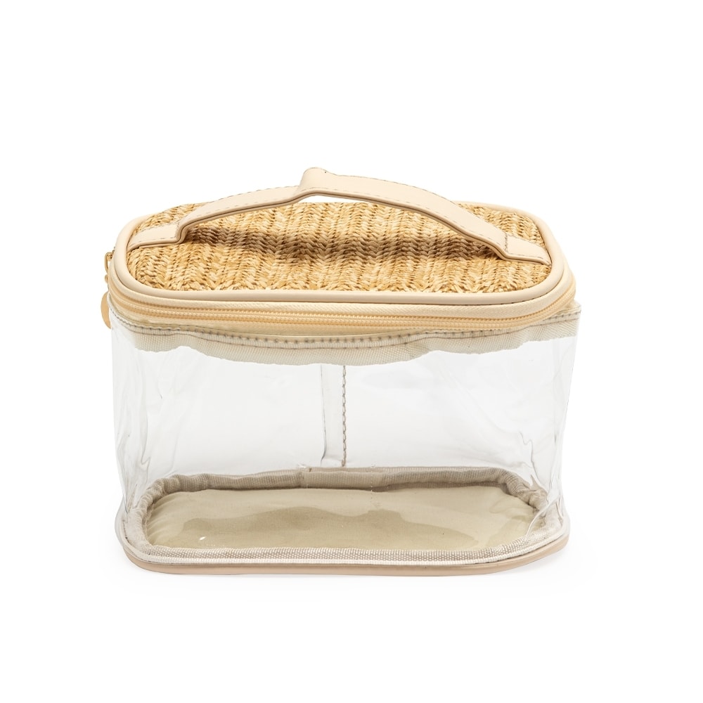 NÉCESSAIRE PVC E PALHA - Code.: 01708